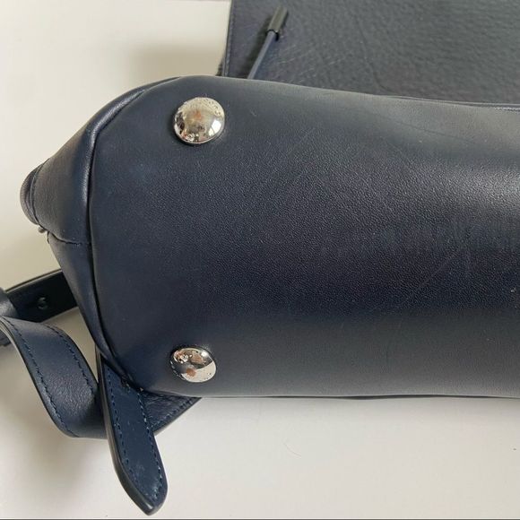 Rag & Bone navy leather backpack main image 14